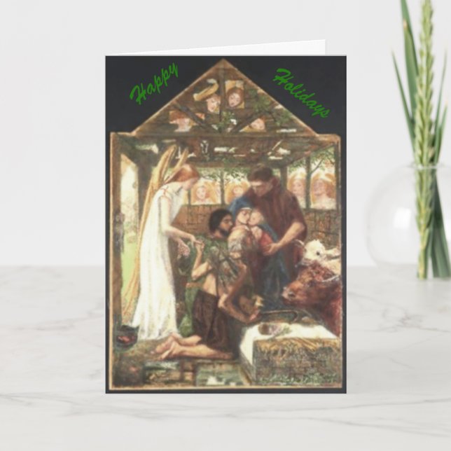 Carte de voeux personnalisée pour les anges (Devant)