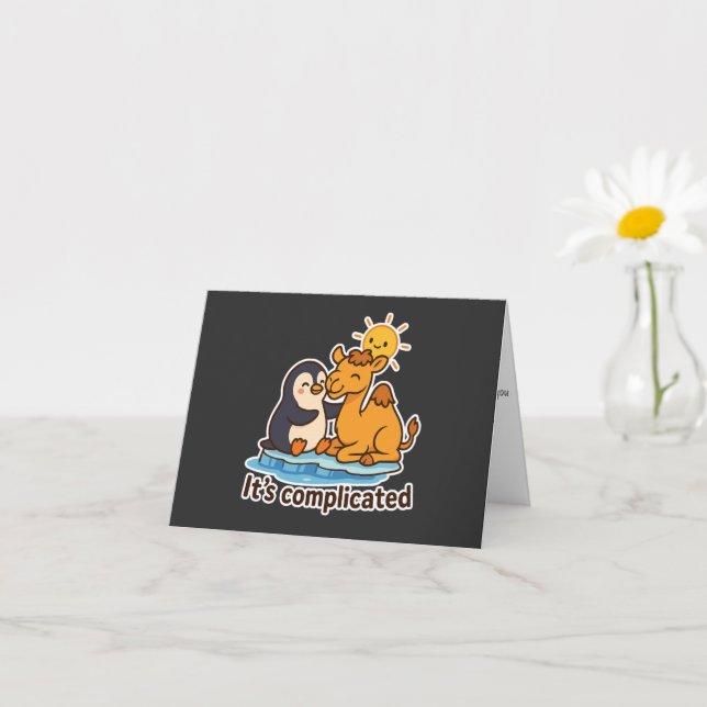 Carte de voeux personnalisée pour note d'amour (Petite plante)