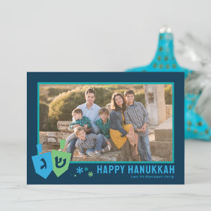 Carte de vœux personnalisée pour une fête de Hanou