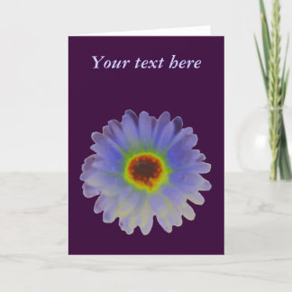 Carte de voeux personnalisée Rainbow Marigold