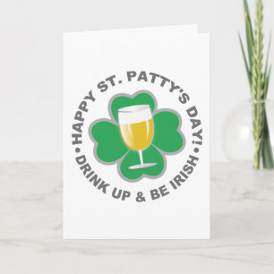 Carte de voeux personnalisée St. Patrick's Day