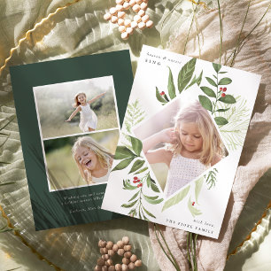 Carte de vœux photo de fêtes généreuse
