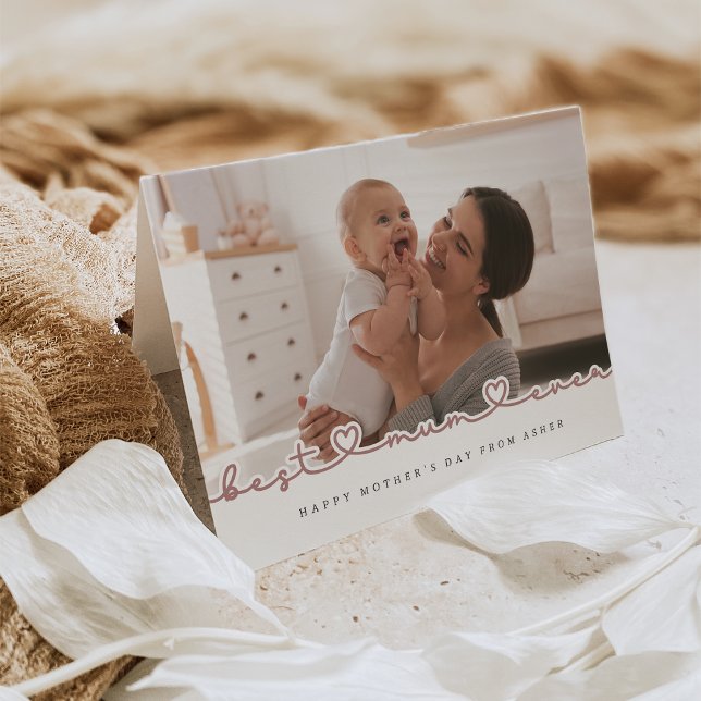 Carte de voeux photo de la Fête des Mères (Créateur téléchargé)