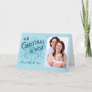 Carte de voeux photo de Noël personnalisée