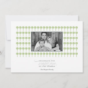 Carte de vœux photo de vacances à motif méchant me