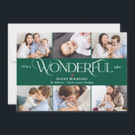 Carte de vœux photo de vacances éditable couleur W<br><div class="desc">Célébrez la saison avec cette carte de vacances moderne et élégante de Berry Berry Sweet. Les articles assortis et d'autres options de conception sont disponibles dans notre magasin : www.berryberrysweet.com. La couleur de fond peut être personnalisée en ligne pour mieux correspondre à votre photo !</div>