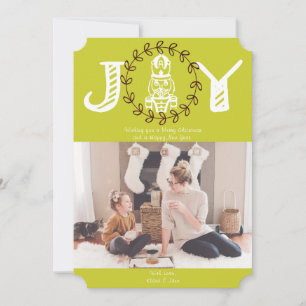 Carte de vœux photo de vacances Nutcracker Joy