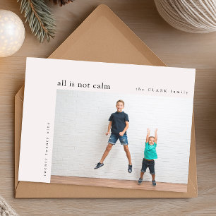 Carte de vœux photo de vacances   Tout n'est pas c