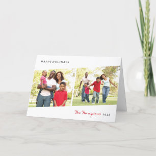 Carte de voeux photo Diptych Holiday - Berry