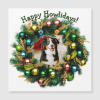 Carte de vœux photo Joyeux Howlidays