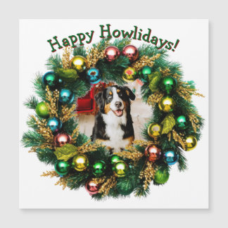 Carte de vœux photo Joyeux Howlidays