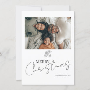 Carte de vœux photo Noël joyeux