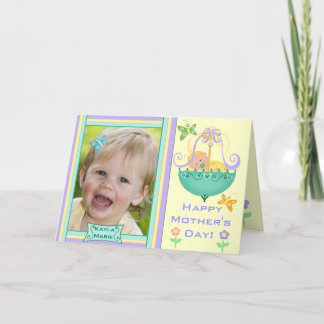 Carte de voeux photo personnalisée Fête des Mères