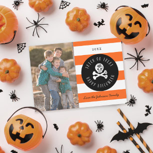 Carte de vœux photo pour la fête d'Halloween
