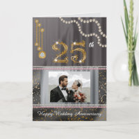 Carte de vœux photo pour le 25e anniversaire | Soi