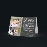 Carte de voeux photos de vacances Sweet Love<br><div class="desc">Sweet Love Holiday Photo Greeting Card de Orabella Prints. Veuillez remplacer la photo modèle par une image personnelle avant d'acheter.</div>