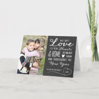 Carte de voeux photos de vacances Sweet Love