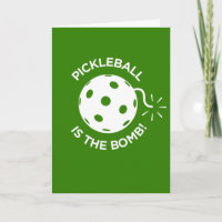 Carte de vœux - PICKLEBALL EST GÉNIAL !