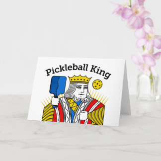 Carte de vœux Pickleball - Roi du Pickleball
