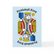 Carte de vœux Pickleball - Roi du Pickleball