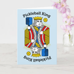 Carte de vœux Pickleball - Roi du Pickleball
