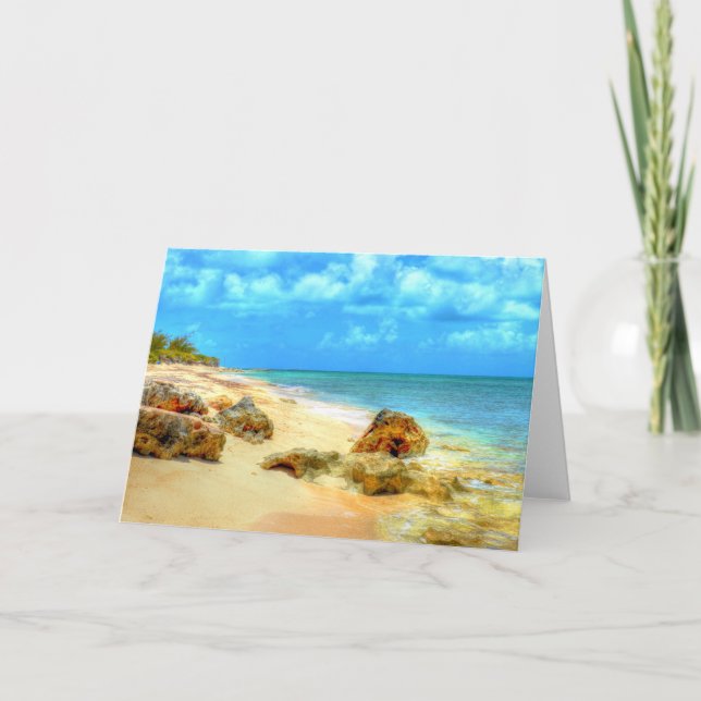 Carte de voeux Pillory Beach (Devant)