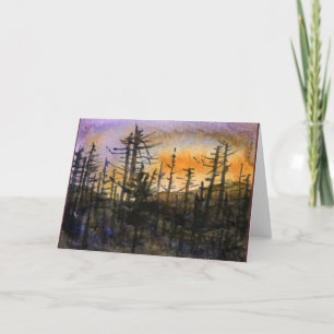 Carte de voeux Pinescape