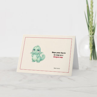 Carte de vœux Pip le Dragon
