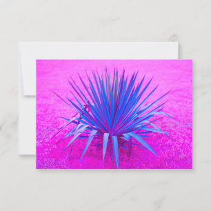 Carte de voeux Plante ultra violet