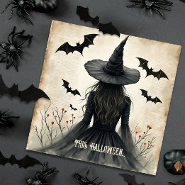 Carte de voeux Plat Halloween Enchantant