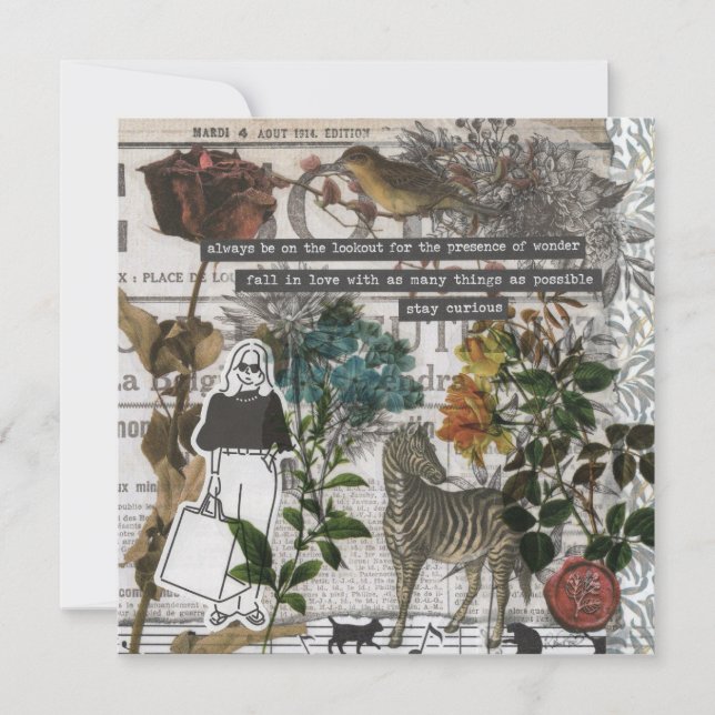 Carte de voeux plat Nature Wonder (Devant)