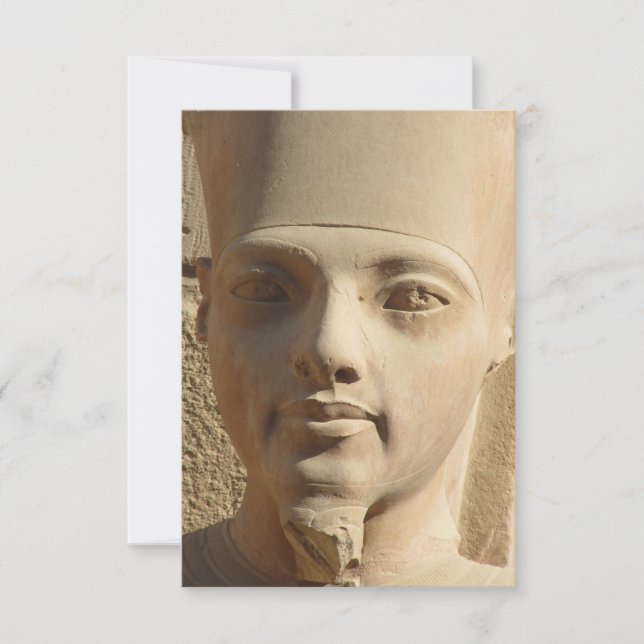 Carte de voeux plat Tutankhamon (Devant)