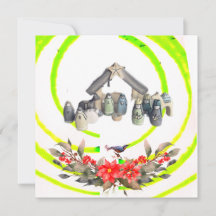 Carte de Vœux Plate