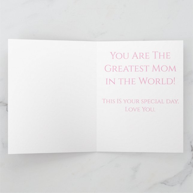 Carte de vœux plate (Intérieur)