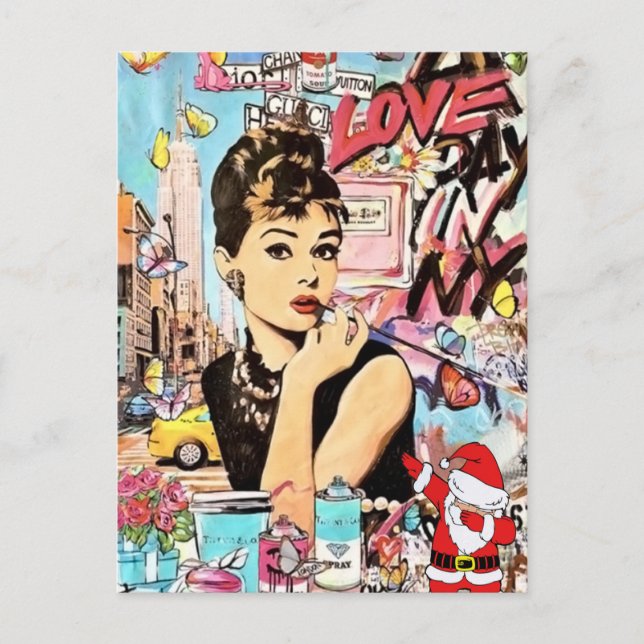 Carte de vœux plate, carte de remerciement (Devant)