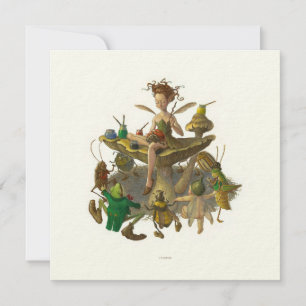 Carte de vœux plate "Le plus petit artiste"