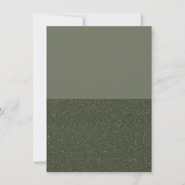 Carte de voeux plate - Matte Top, Sparkle Bas (Devant)
