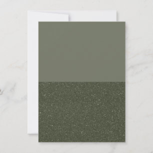 Carte de voeux plate - Matte Top, Sparkle Bas