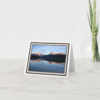 Carte de vœux pliable - Redfish Lake, Idaho