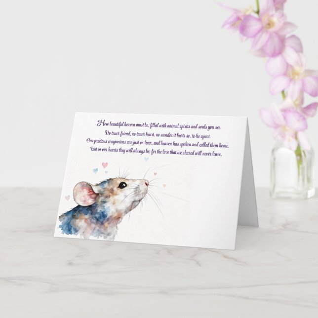 Carte de vœux pliée (Orchidée)