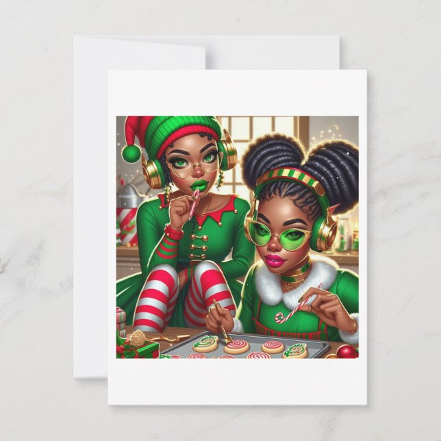 Carte de voeux pliée (Devant)