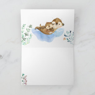 Carte de voeux pliée