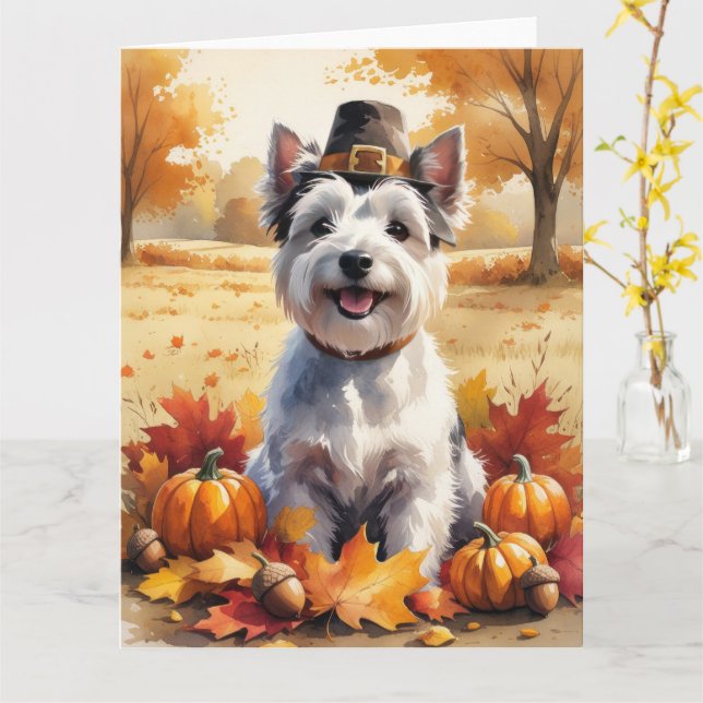 Carte de voeux pliée (Fleur jaune)