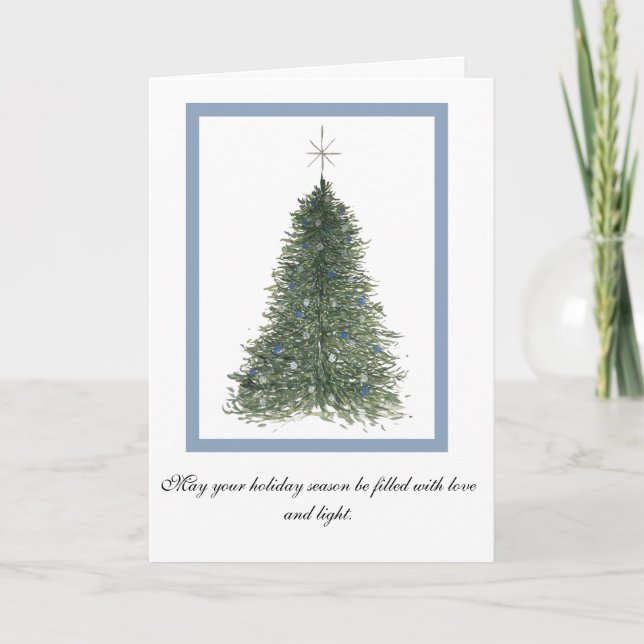 Carte de vœux pliée (Devant)