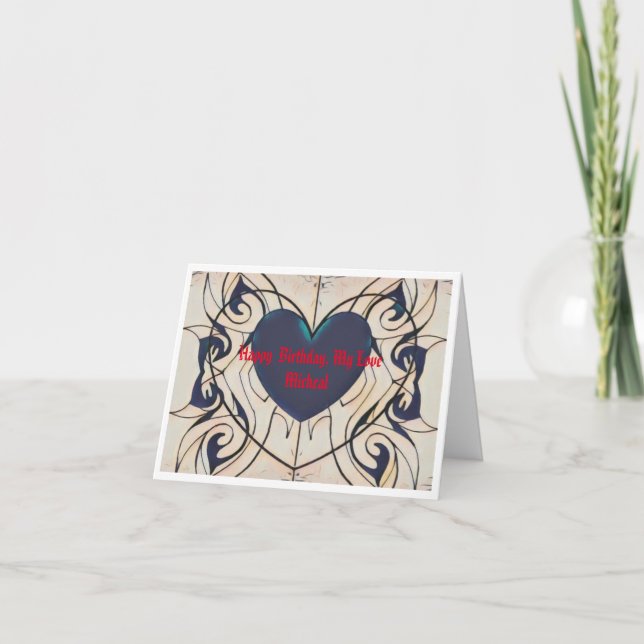 Carte de voeux pliée (Devant)