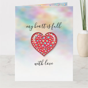 Carte de vœux pliée