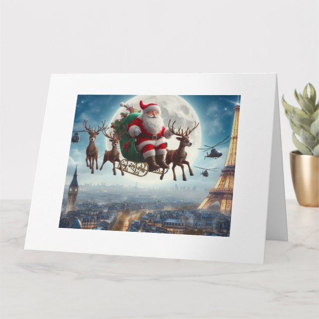 Carte de vœux pliée (Petite plante)