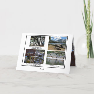 Carte de voeux pliée