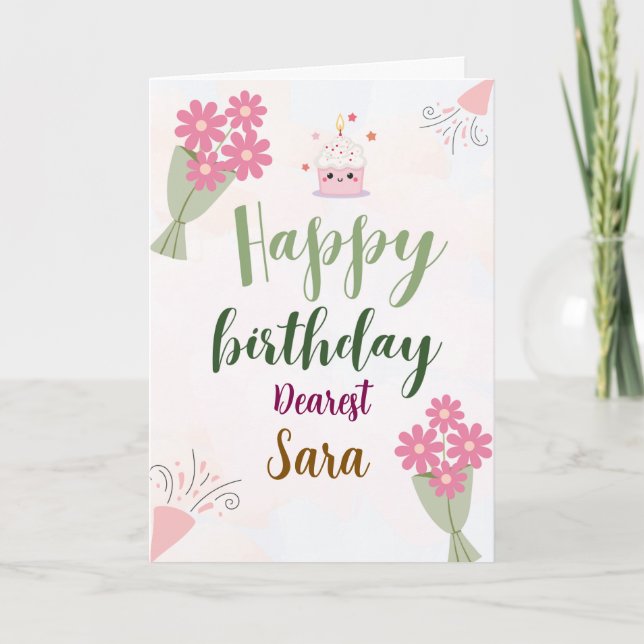 Carte de vœux pliée (Devant)