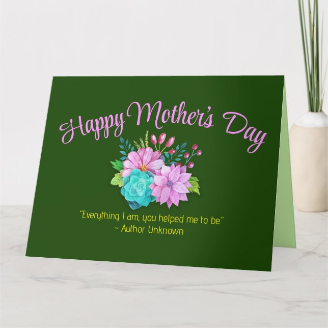 Carte de voeux pliée (Devant)